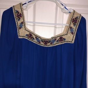 Blue blouse